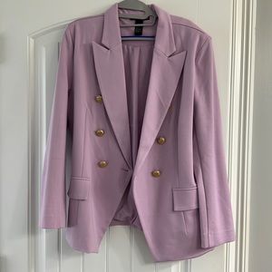 Womens large lilac blazer NWOT